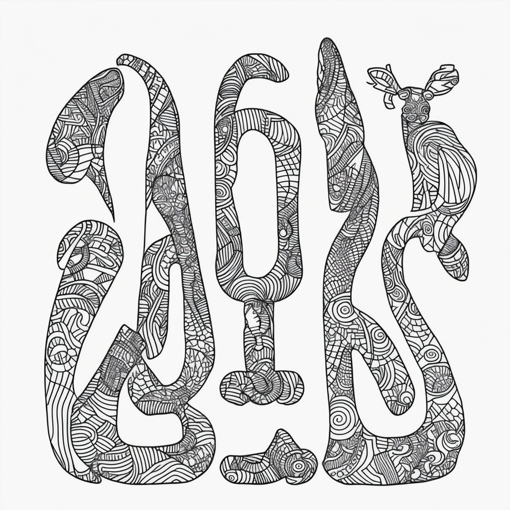 Alphabet Animal Line Art: Creative Coloring Fun