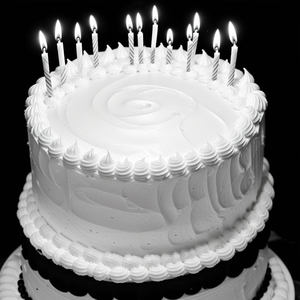 Create Stunning Birthday Cake Line Art for Coloring Books