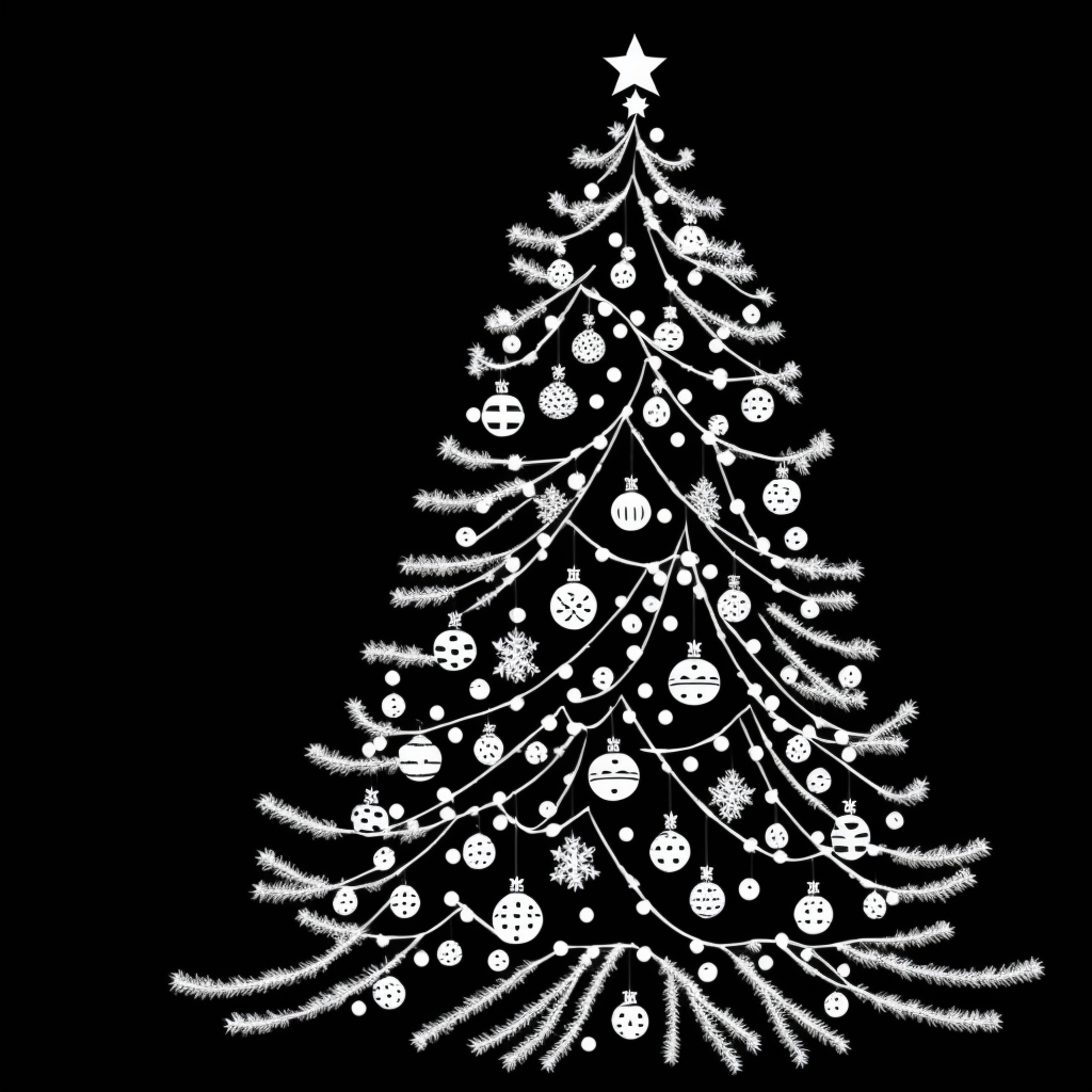 Unleash Creativity: Christmas Tree Line Art Designs