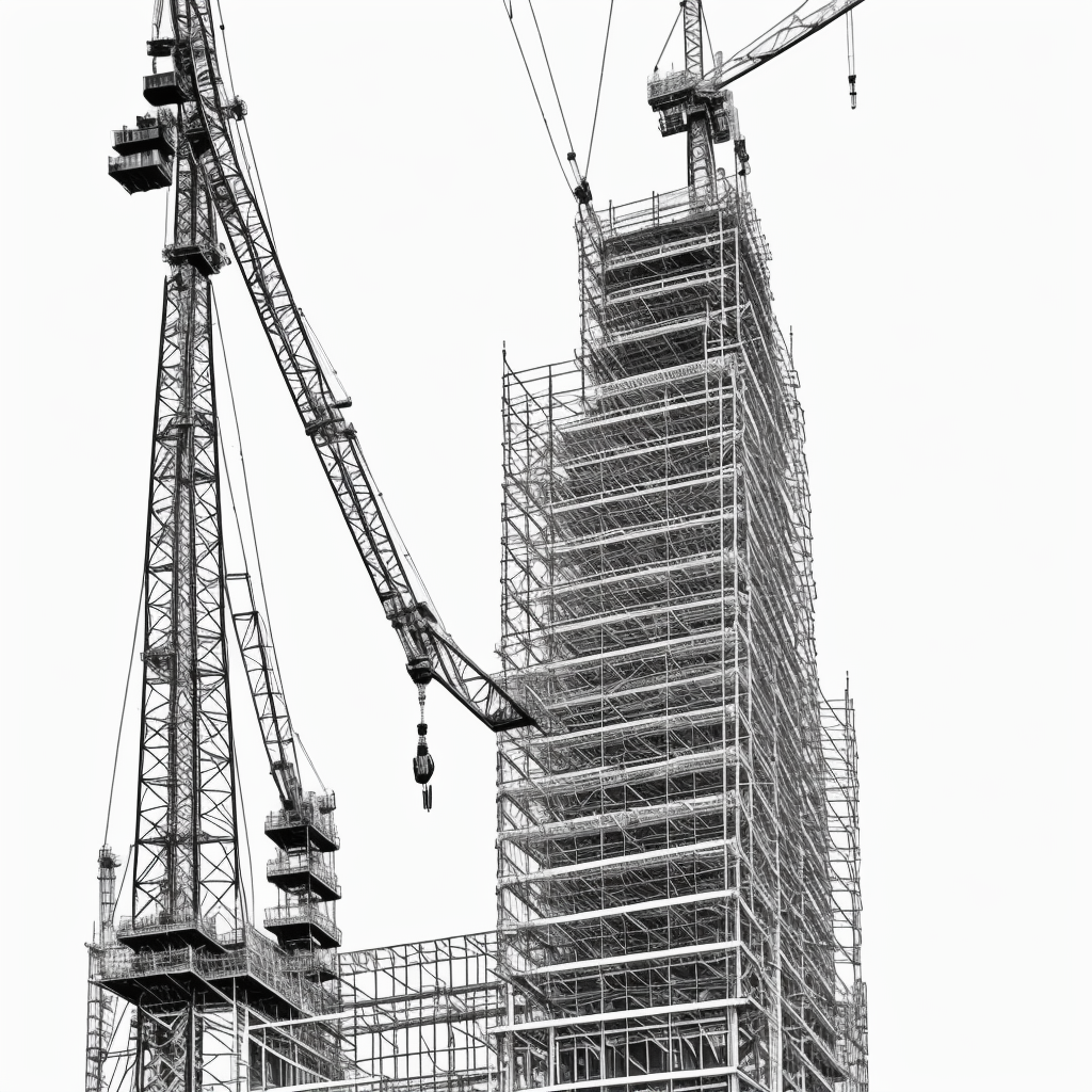Explore Stunning Construction Crane Line Art Designs