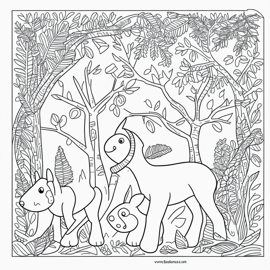 Adorable Baby Animals Coloring Book for Kids