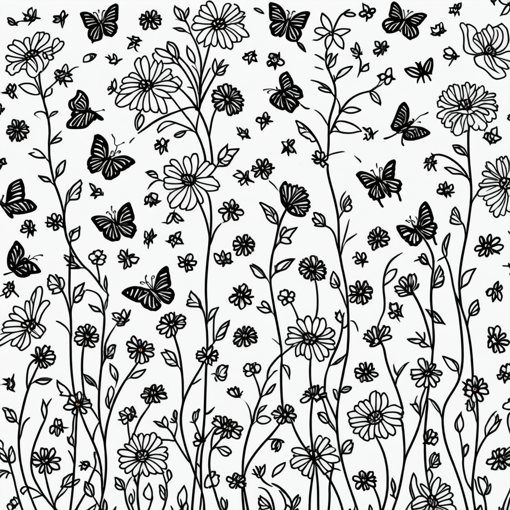 Explore Beautiful Flower Gardens with Butterflies