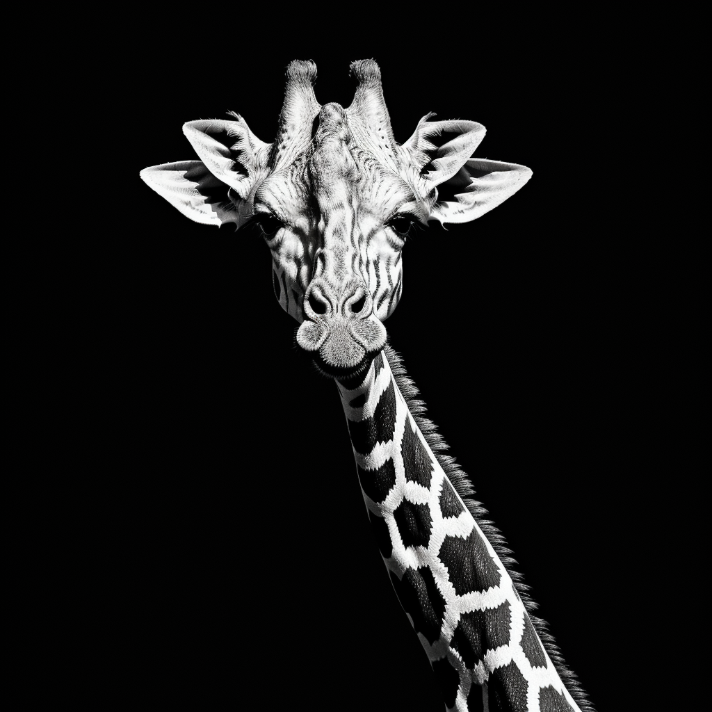 Explore Giraffe Line Art for Coloring Book Fun