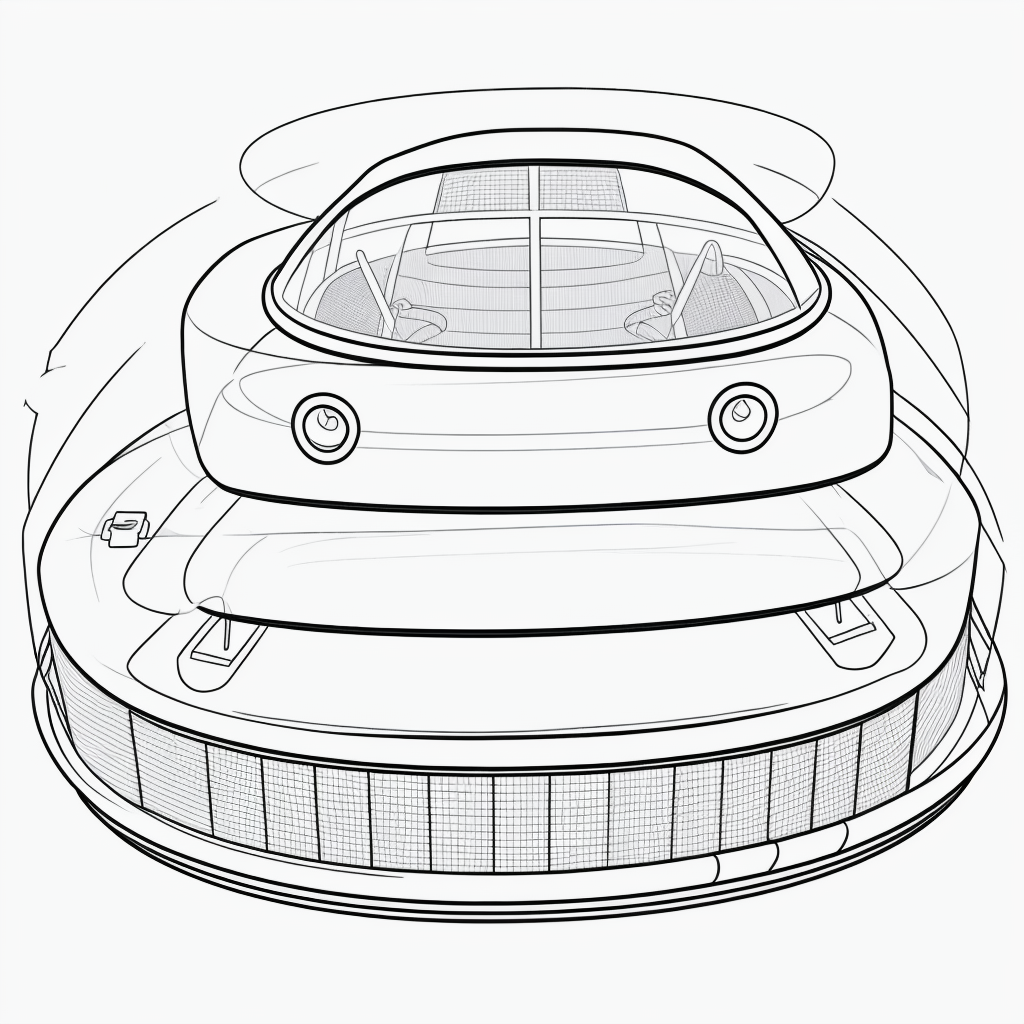 Unleash Creativity with Hovercraft Coloring Pages