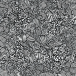 Black and white line art of party hats with simple, clean outlines for coloring book enthusiasts, featuring uncolored blank fill areas on a white background.