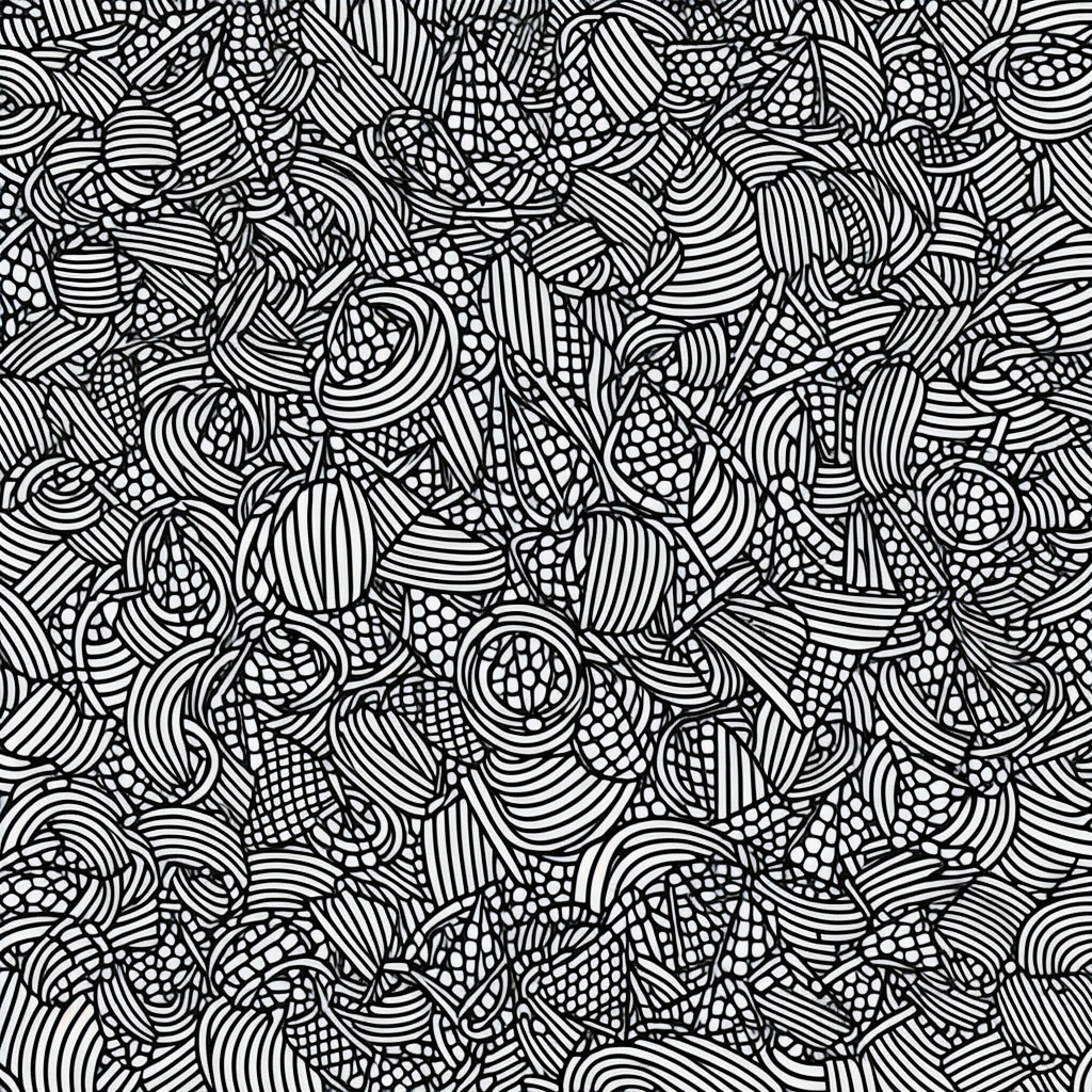 Explore Party Hats Line Art for Coloring Fun