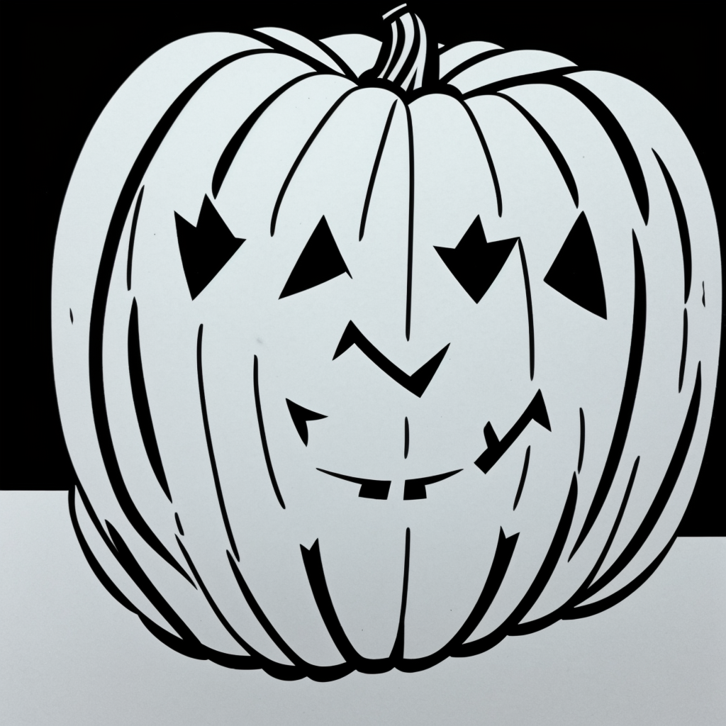 Explore Simple Pumpkin Cartoon Outlines for Coloring Fun