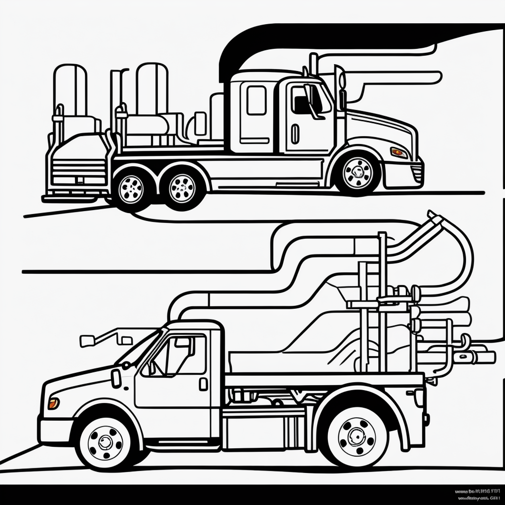 Create Stunning Truck Cartoons: Simple Line Art Fun