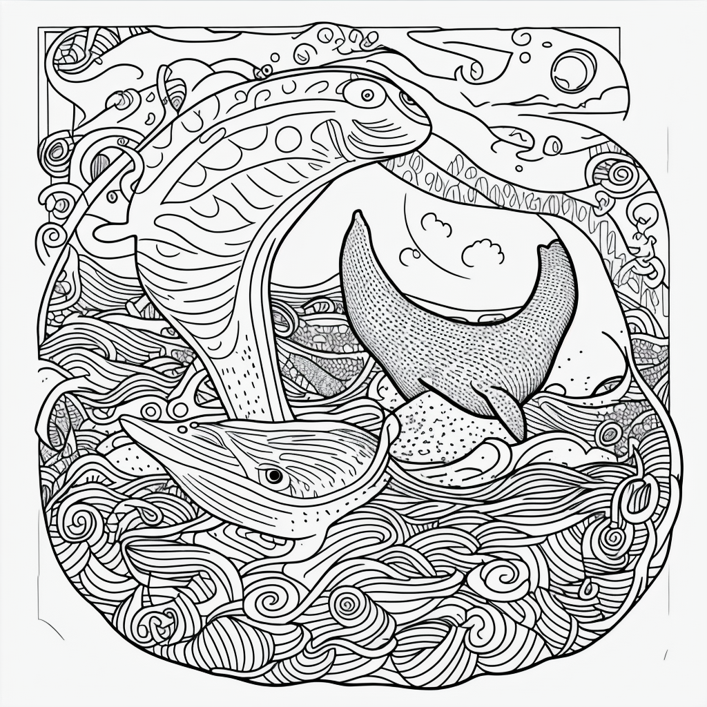 Engage Kids with Fun Whale Coloring Book Pages