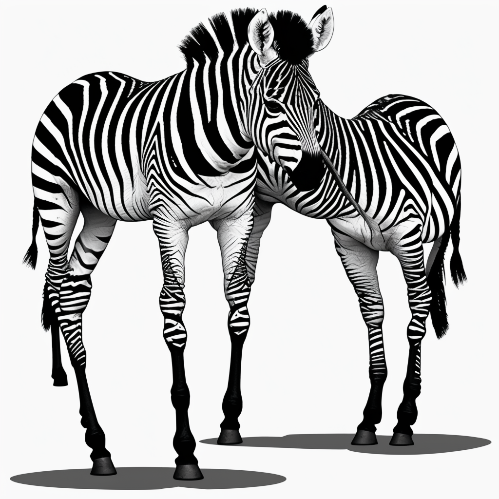 Zebra Line Art: Simple Outlines for Coloring Fun